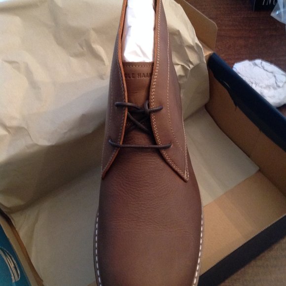 Cole Haan Men\'s York Brown Leather Chukka Boots 11.5M -New in Box main image 4